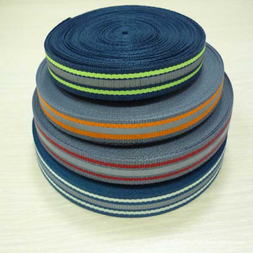 polyester high visibility high qulity reflective webbing